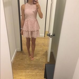 Express Lacey Pink Cocktail/Wedding Dress